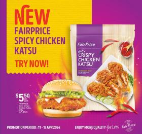 FairPrice - New FairPrice Spicy Chicken Katsu