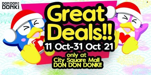 Don Don Donki catalogue - 11.10.2021 - 31.10.2021.