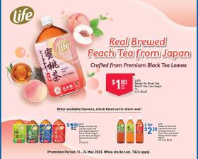 FairPrice - Real Brewed Peach Tea from Japan