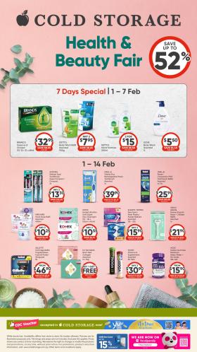 Cold Storage - Health and Beauty Fair Ad