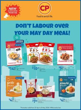 FairPrice - Don't Labour Over Your May Day Meal!
