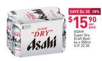 ASAHI Super Dry Draft Beer