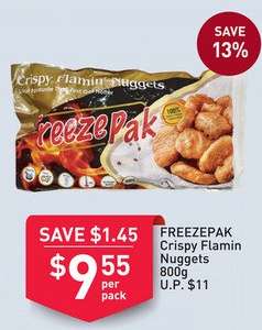 FREEZEPAK Crispy Flamin Nuggets