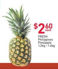 FRESH Philippines Pineapple